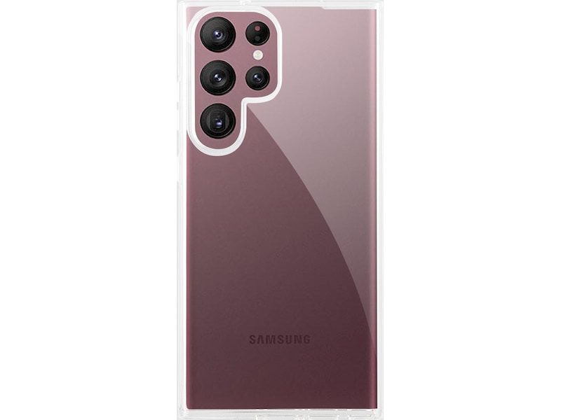 iiglo Galaxy S23 Ultra Silikondeksel (gjennomsiktig) Mobildeksel