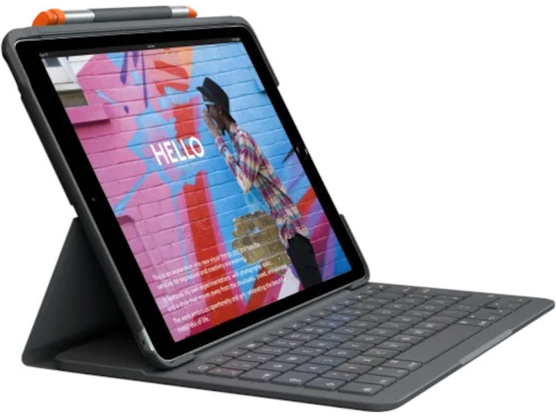 Logitech iPad 10,9" / 11" Slim Folio Tastaturdeksel (grafittgrå) Deksel til nettbrett