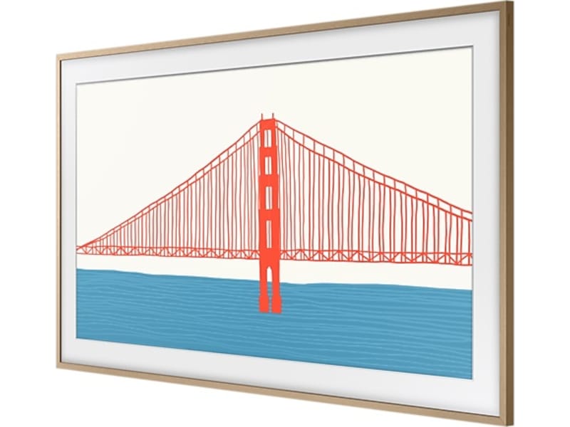 Samsung 50" ramme til The Frame (2021-2025, teak) -B-Grade Demo annet i lyd & bilde