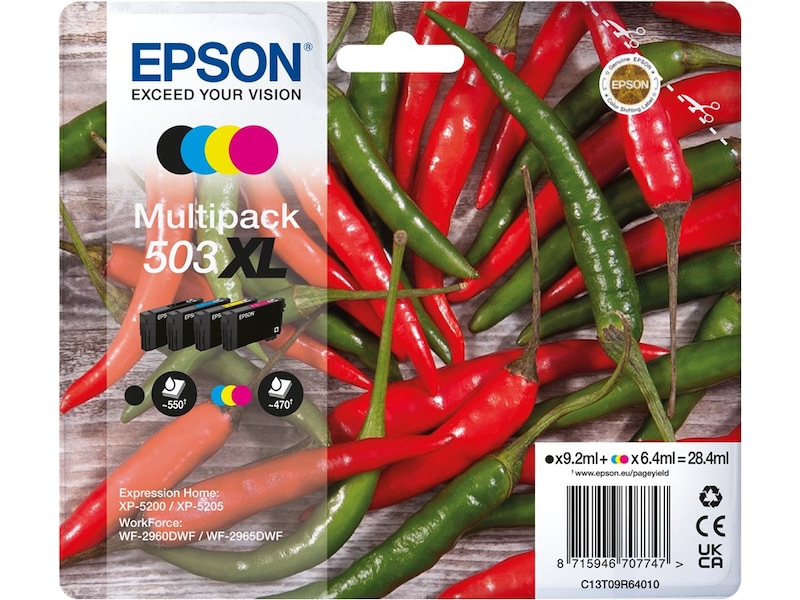 Epson blekk 503 XL multipack Blekkpatroner