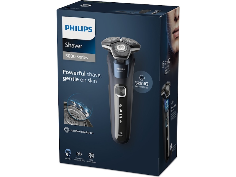 Philips Series 5000 Wet & Dry elektrisk barbermaskin S5885/35 Barbermaskiner