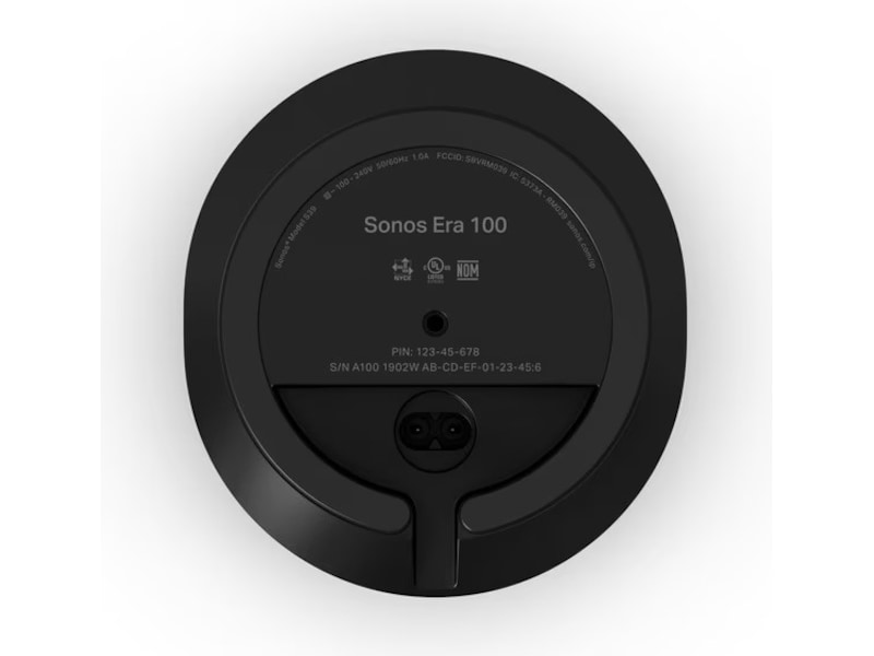Sonos Era 100 Trådløs Høyttaler (sort) 2-pack Høyttalere