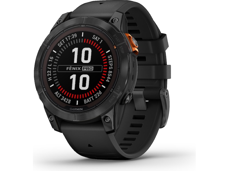 Garmin fenix 7 Pro Solar 47mm GPS (slate gray/black) Smartklokker