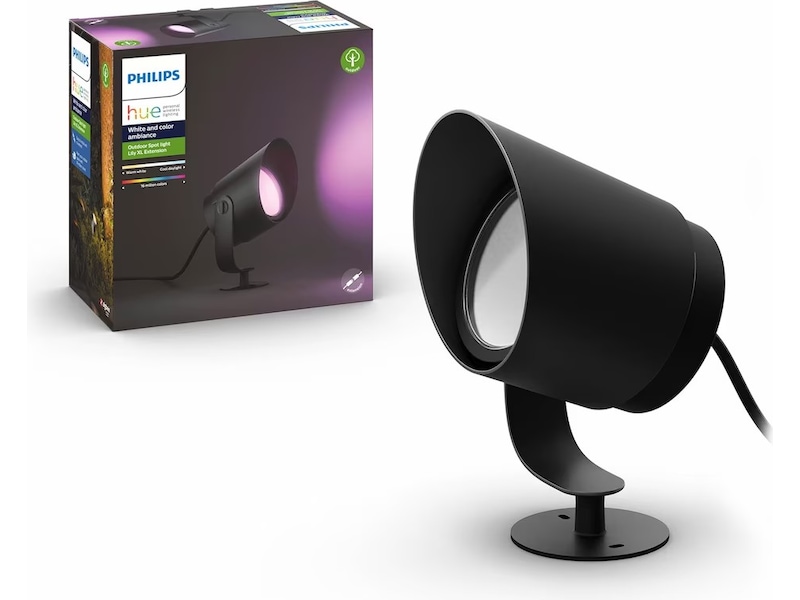 Philips Hue Lily XL utendørs spotlys (sort) Gulvlampe