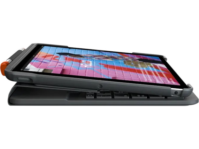Logitech iPad 10,9" / 11" Slim Folio Tastaturdeksel (grafittgrå) -B-Grade Demo annet i PC & nettbrett