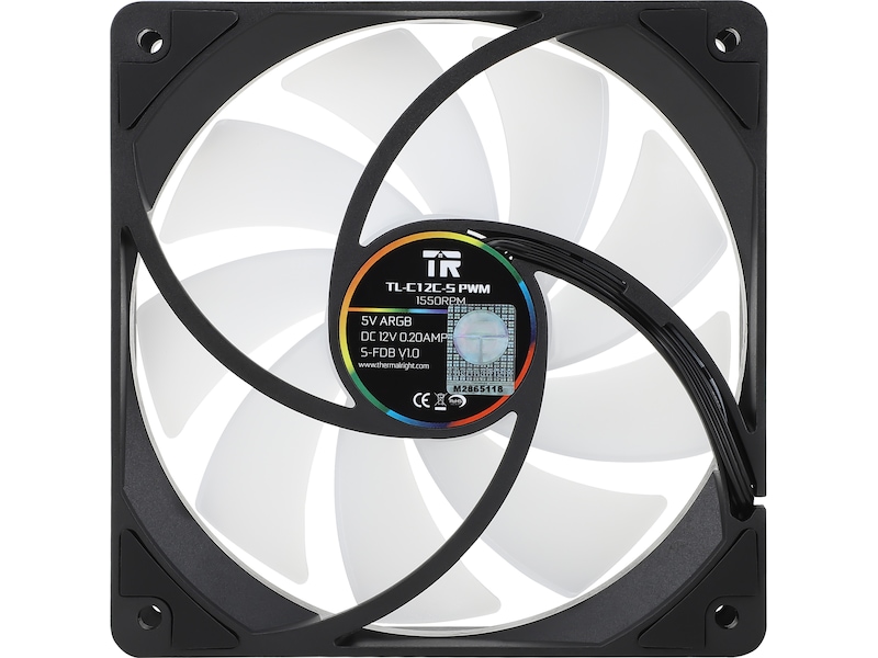 Thermalright TL-C12C-S ARGB 120mm Vifte 3-Pack (sort) Vifter