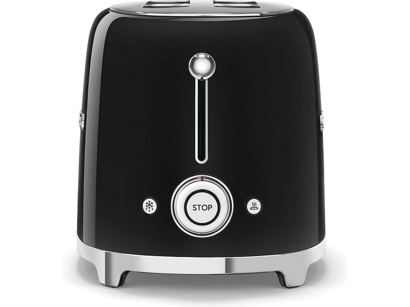 Smeg TSF01BLEU Brødrister for 2 skiver (sort) Brødristere