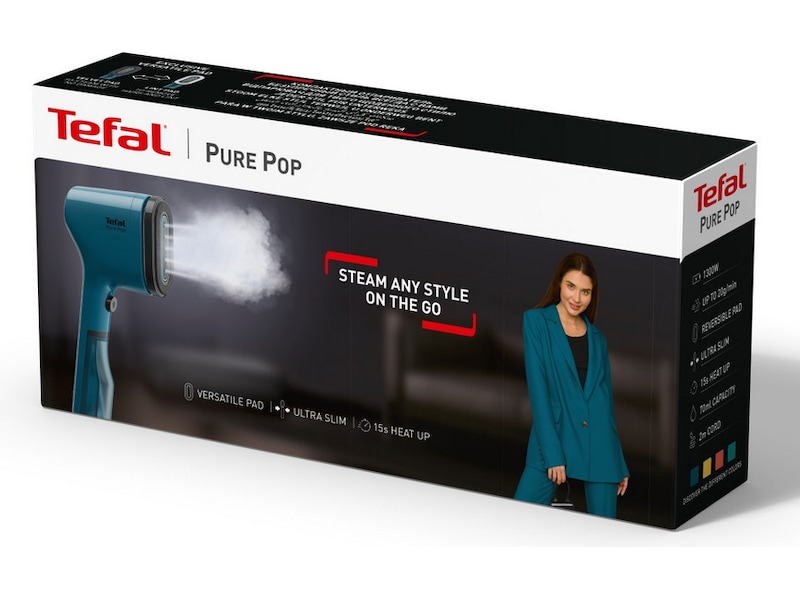 Tefal Pure POP Garment Steamer (blå) Steamer