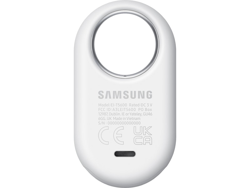 Samsung Galaxy SmartTag2 sporingsbrikke (hvit) Sporingsbrikke & GPS