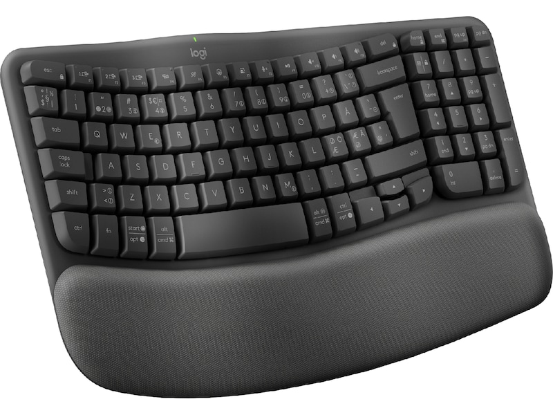 Logitech Wave Keys trådløst tastatur (grafitt) Tastatur