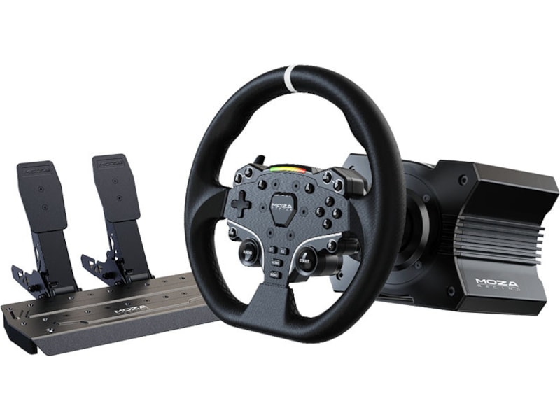 Moza Racing R5 Racing Simulator Bundle Ratt og pedaler