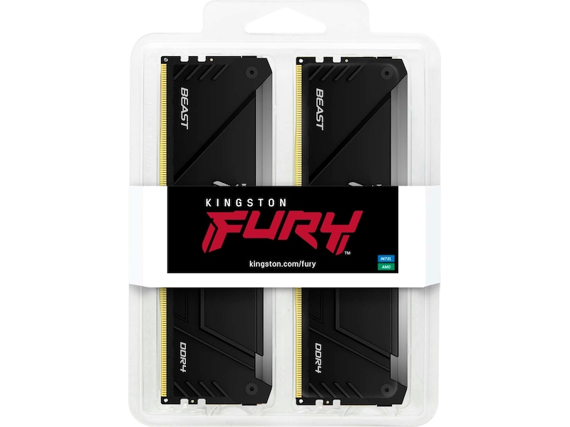Kingston FURY Beast RGB DDR4 3600MHz 16GB Minnebrikker
