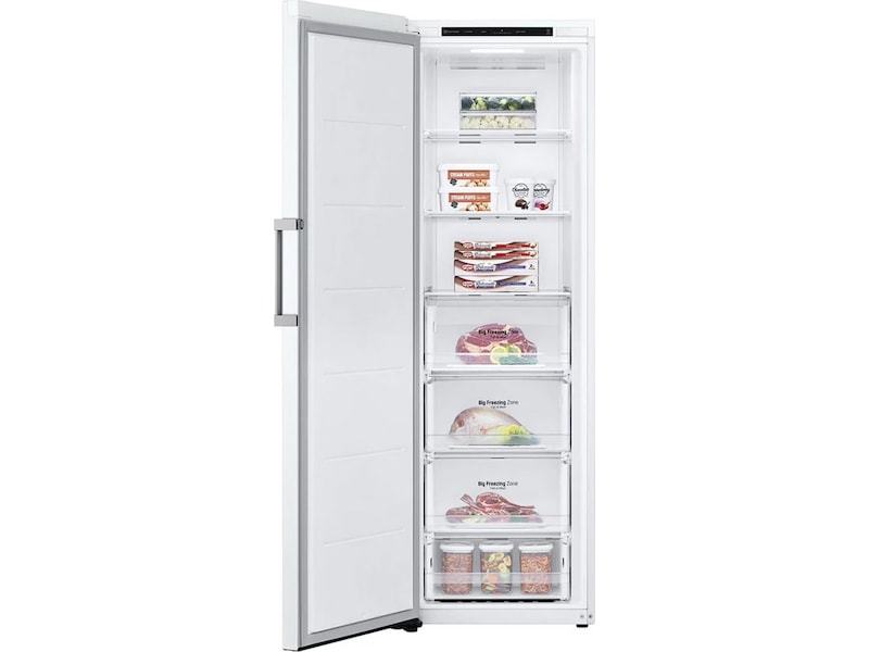LG GLT51SWGSZ Kjøleskap (hvit) + Fryseskap Kjøleskap