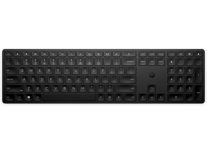 HP 450 Programmerbart trådløst tastatur (sort) Tastatur