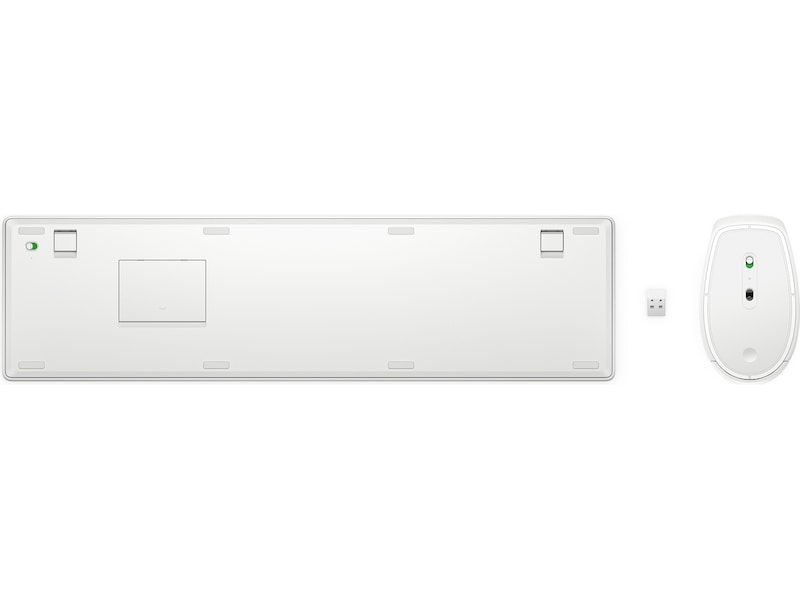 HP 650 Kombinert trådløst tastatur og mus (hvit) Tastatur