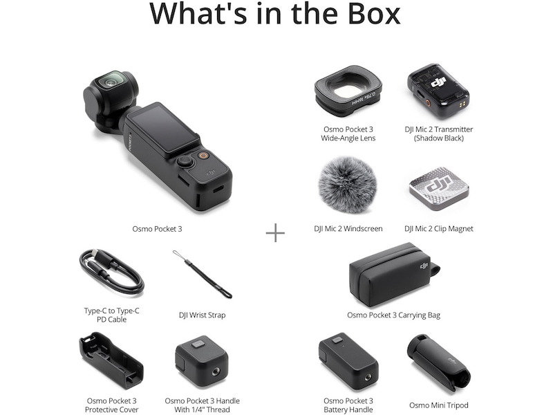 DJI Osmo Pocket 3 Creator Combo Actionkamera