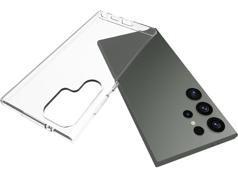 iiglo Galaxy S24 Ultra Silikondeksel (gjennomsiktig) Mobildeksel