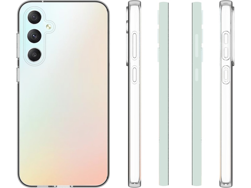 iiglo Galaxy S23 FE Silikondeksel (gjennomsiktig) Mobildeksel