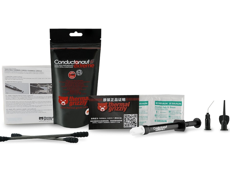 Thermal Grizzly Conductonaut Extreme 1g Kjølepasta Kjølepasta