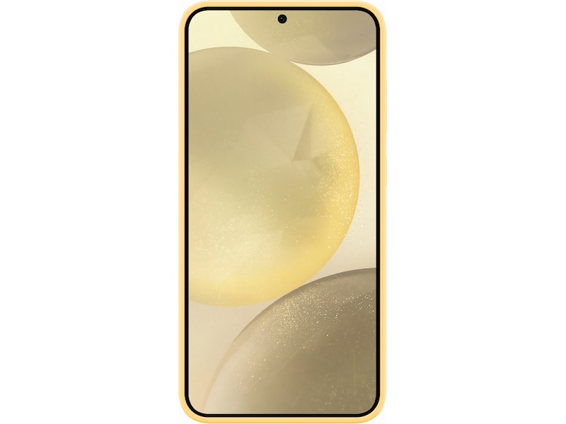 Samsung Galaxy S24+ Silikondeksel (gul) Mobildeksel