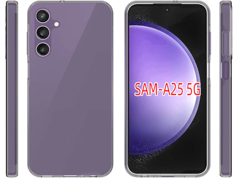 iiglo Samsung Galaxy A25 Silikondeksel (gjennomsiktig) Mobildeksel