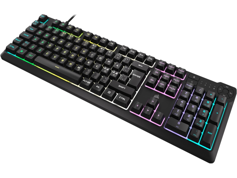 Corsair K55 Core RGB gamingtastatur (sort) Gamingtastatur