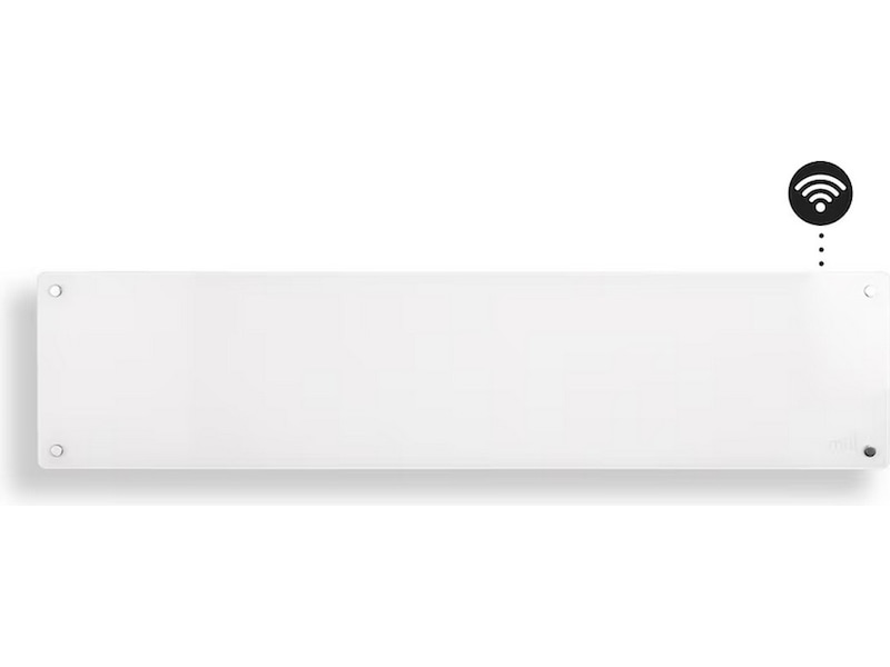 Mill Glass WiFi Gen 3 panelovn 850W (hvit) 2-pack Panelovner