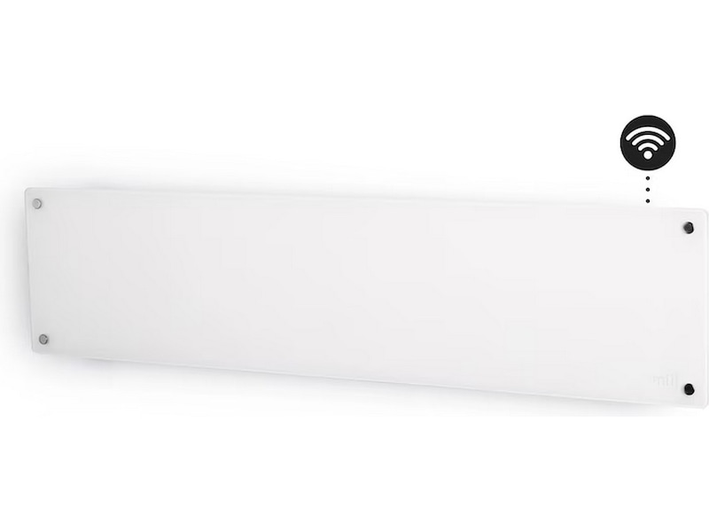 Mill Glass WiFi Gen 3 panelovn 850W (hvit) 2-pack Panelovner