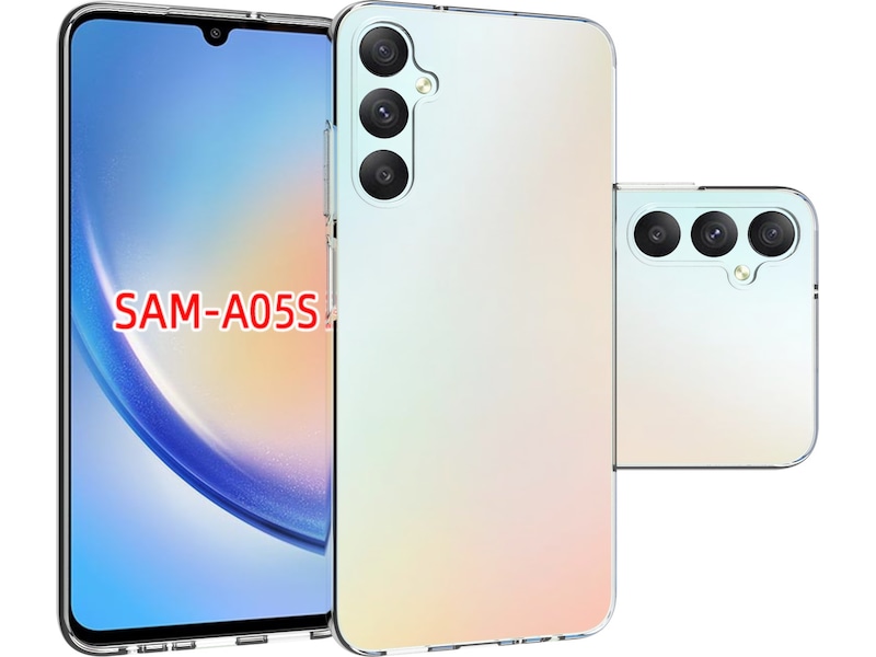 iiglo Galaxy A05S Silikondeksel (gjennomsiktig) Mobildeksel