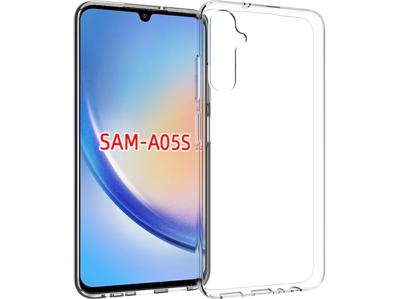 iiglo Galaxy A05S Silikondeksel (gjennomsiktig) Mobildeksel