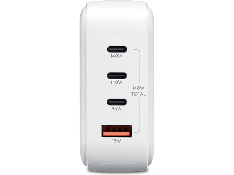 Andersson 140W Vegglader (hvit) Mobilladere