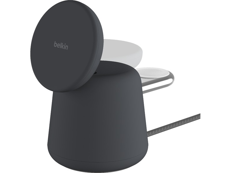 Belkin Boost Charge Pro 2-i-1 15W Trådløs ladestasjon (charcoal) Trådløs lader