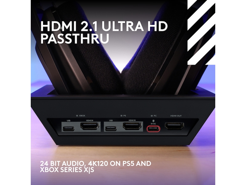 Astro A50 X LIGHTSPEED Trådløst Gaming headset + ladestasjon (sort) Gamingheadset