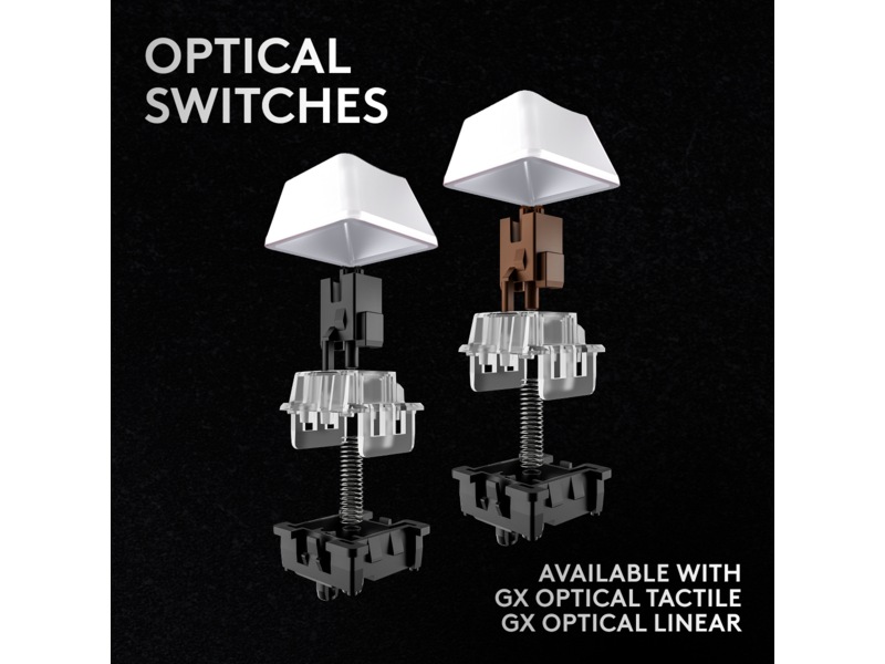 Logitech G Pro X 60 Lightspeed Tactile trådløst gamingtastatur (hvit) Gamingtastatur