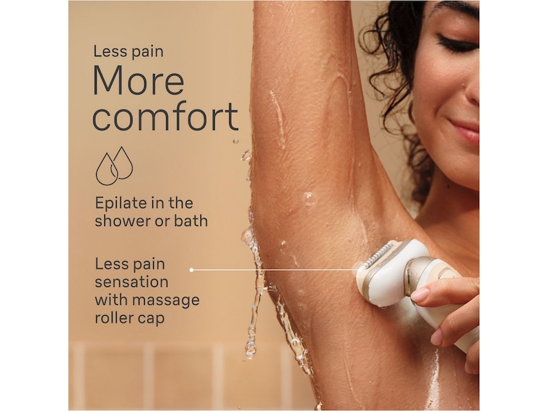 Braun Silk-épil 9 Flex 3D Epilator SES9-041 (hvit/gull) Epilator & IPL-hårfjerning