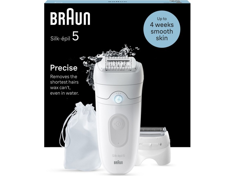 Braun Silk-épil 5 Epilator SE5-041 (hvit/grå) Epilator & IPL-hårfjerning
