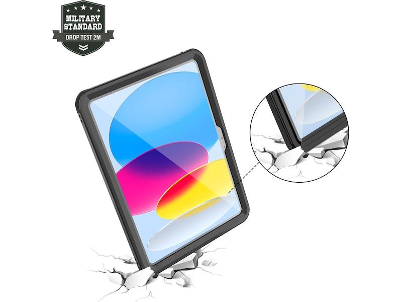 4smarts iPad 10.9" Active Pro Rugged Stark deksel (sort) Deksel til nettbrett