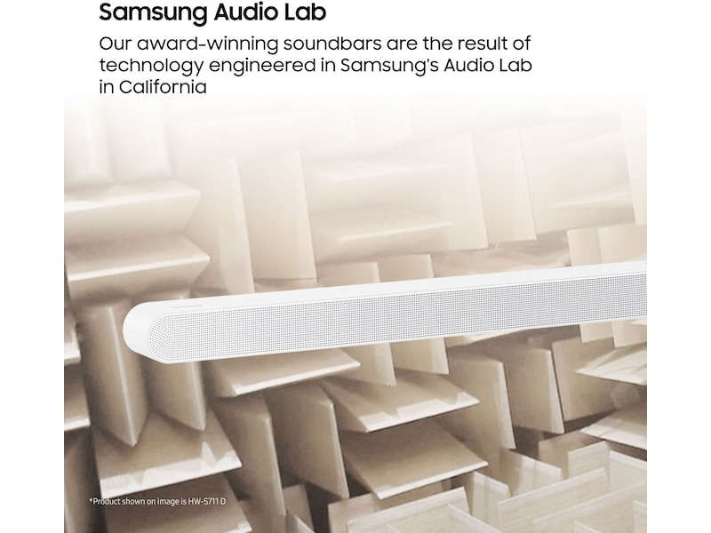 Samsung HW-S711D soundbar med subwoofer (hvit) Lydplanker