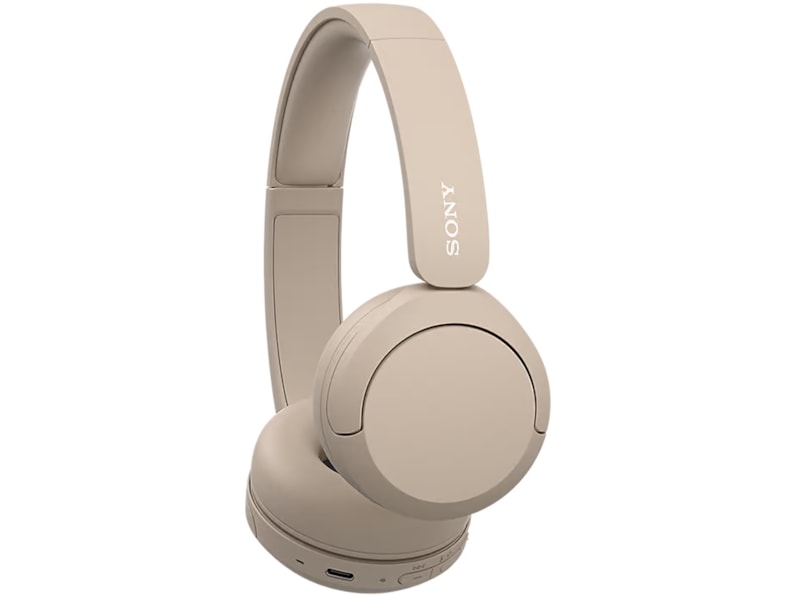 Sony WH-CH520 trådløse hodetelefoner, On-Ear (beige) Hodetelefoner