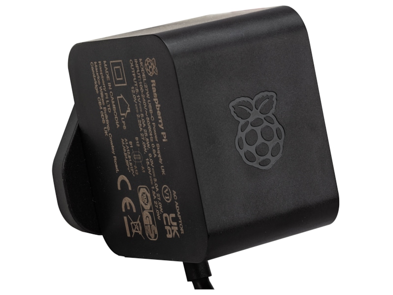 Raspberry Pi 5 5A USB-C Lader Tilbehør