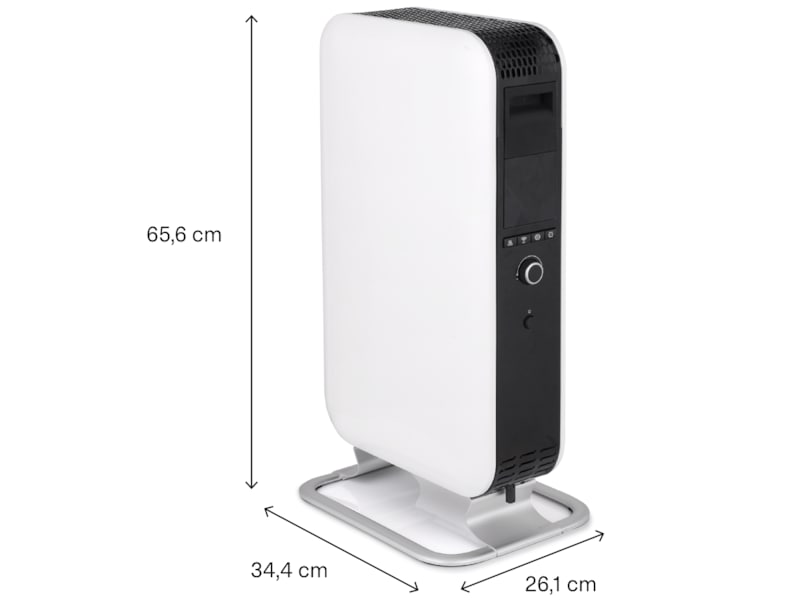 Mill Gentle Air WiFi oljeovn 1500W (hvit) Frittstående varmeovner