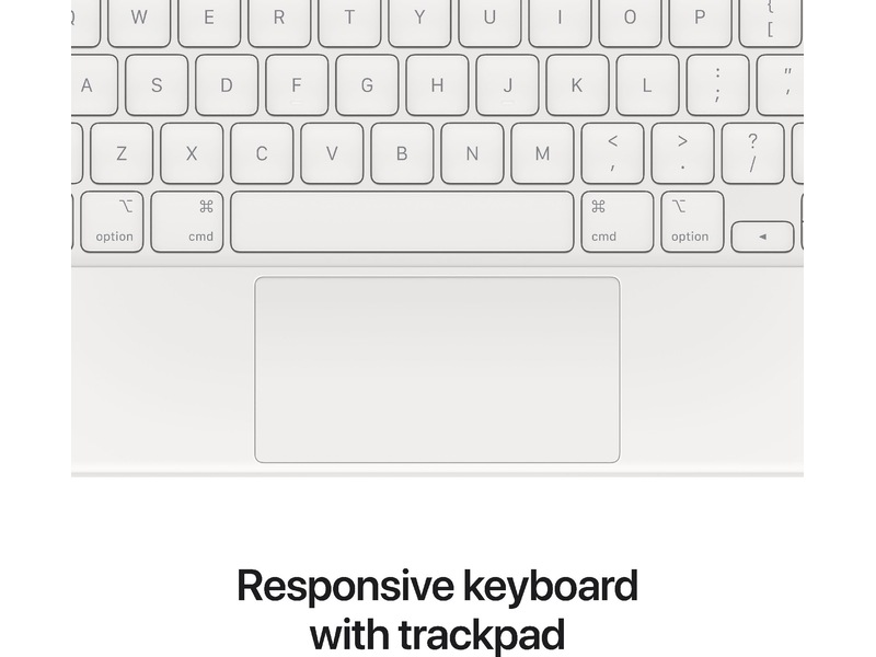 Apple iPad Pro 13" Magic Keyboard 13 (white) Tastatur og stylus