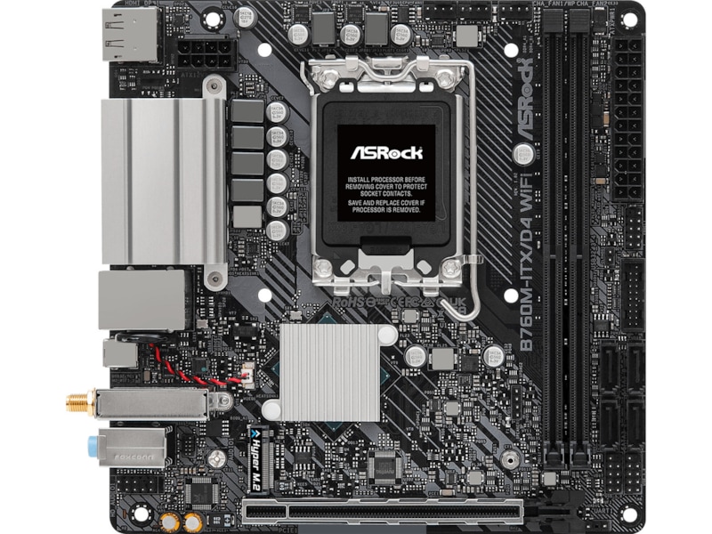 ASRock B760M-ITX/D4 WIFI Hovedkort Intel Socket