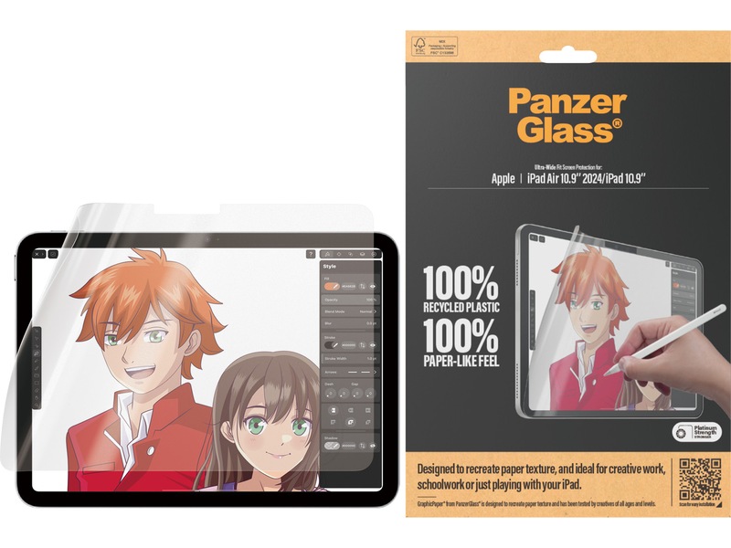 PanzerGlass iPad Air 10,9'' og 11" GraphicPaper Skjermbeskytter Skjermbeskyttelse nettbrett