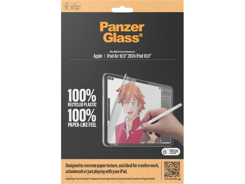 PanzerGlass iPad Air 10,9'' og 11" GraphicPaper Skjermbeskytter Skjermbeskyttelse nettbrett