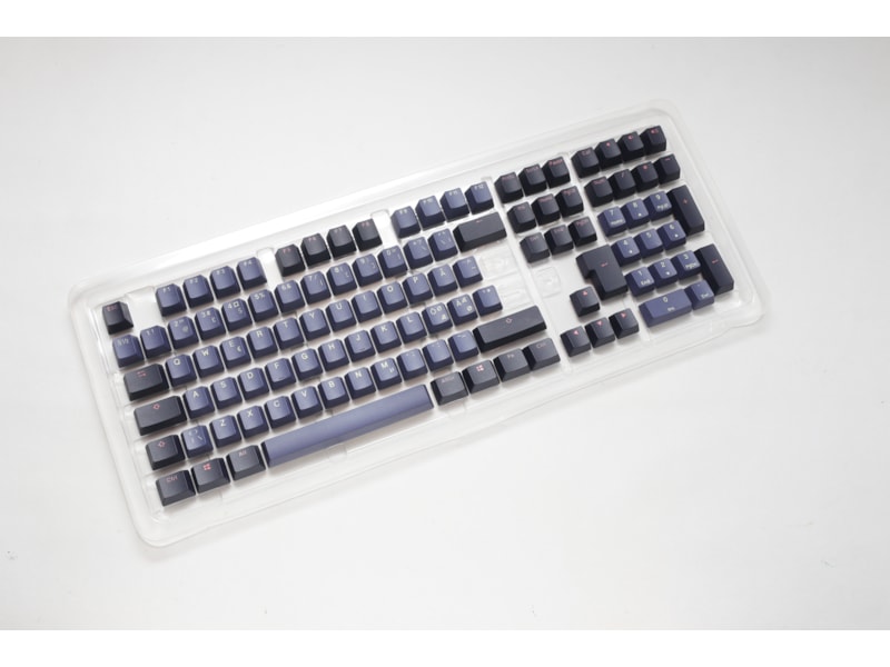 Ducky PBT Cosmic Keycaps (Blå/sort) Tilbehør til gaming- tastatur og mus