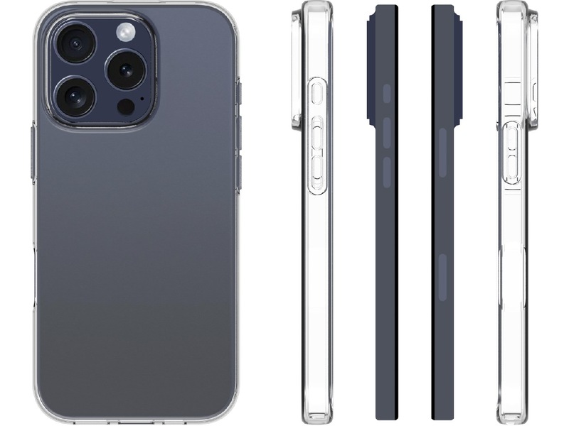 iiglo iPhone 16 Pro Silikondeksel (gjennomsiktig) Mobildeksel