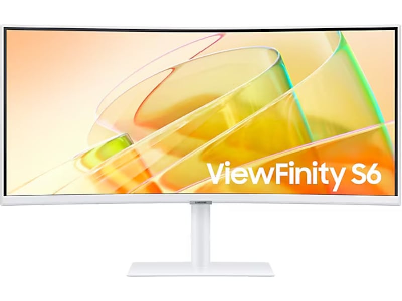 Samsung 34" Curved skjerm S46C650 (hvit) -B-Grade Demo skjermer