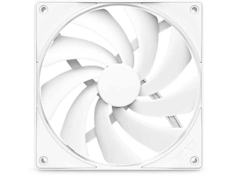 NZXT F140Q Quiet Airflow Vifte (hvit) Vifter