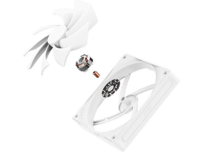 NZXT F140Q Quiet Airflow Vifte (hvit) Vifter